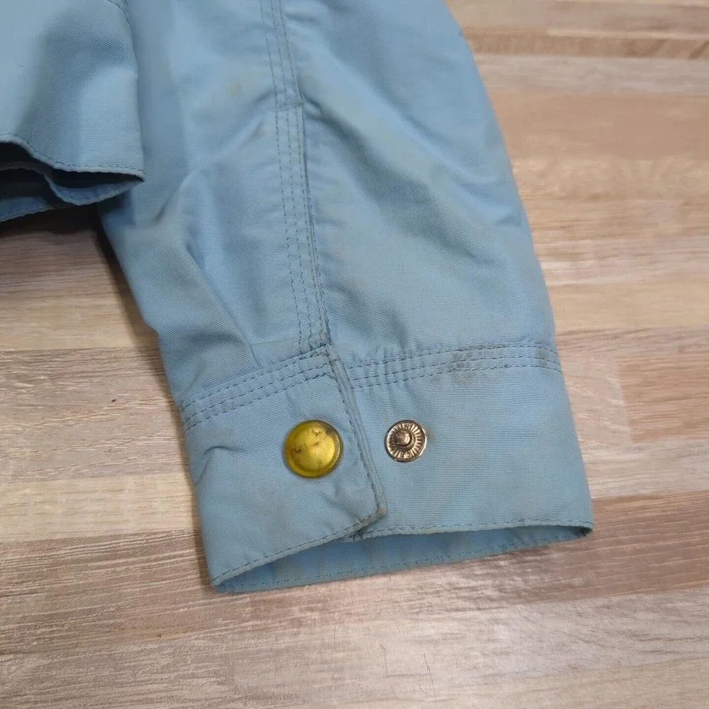 Vintage LL Bean All Conditions "2 In One" Jacket Womens Small Blue Poly Shell - Picture 5 of 8